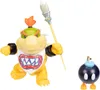 Bowser Jr. action figure with a Bob-omb accessory on a white background. Produktbild-Vorschau