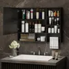 Puluomis Spiegelschrank Bad 80cm mit 3 färbiger dimmbarer Produktbild-Vorschau 2