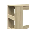 vidaXL Barový stůl s policí Sonoma dub 90x40x103,5 cm Náhled obrázku produktu 7
