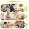 AIYAPLAY Lot de 2 chaises d'enfant en bois, réglables en Voir les images du produit 5