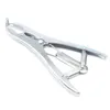 A stainless steel castration tool with elastic bands, presented on a white background. Produktbild-Vorschau