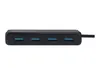 MANHATTAN 4-Port USB 3.2 Gen 1 Hub USB-A St./ 4x A-Buchse Produktbild-Vorschau 4