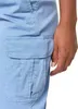 Pantaloni cargo da donna Tazzio Regular Fit F600 blu, Anteprima dell’immagine prodotto 7