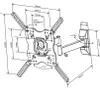 ViVanco™BFMO6040 55"Wandhalter Produktbild-Vorschau 7