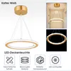 18W LED Ring Pendelleuchte Deckenlampe Warmweiße Licht Produktbild-Vorschau 6