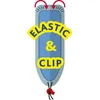 A graphic illustration of an ironing board cover with text indicating its features. Produktbild-Vorschau