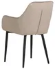 BELIANI Esszimmerstuhl 2er Set Taupe Samtstoff mit Produktbild-Vorschau 5