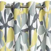 Design91 Vorhang DORIN senfgelb gelb 140x250 cm  Ösen Produktbild-Vorschau 3