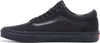 A side view of a black Vans sneaker. Voir les images du produit