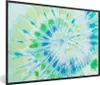 MuchoWow® Gerahmtes Poster Krawattenfärbung - Grün - Blau Produktbild-Vorschau 1