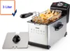 DOMO Fritteuse 3L Edelstahl Kaltzonen Friteuse 2000W 3 Produktbild-Vorschau 1