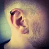 Edelstahl Ear Cuff Ohrklemme in schwarz Produktbild-Vorschau 3