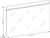 Garderobenspiegel 87x63 cm weiß Hochglanz MALABO-129 Produktbild-Vorschau 3