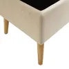 Theo&Cleo Sitzbank Polsterbank mit Stauraum  Footstool Produktbild-Vorschau 5