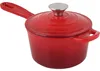 Gusseisen Stielkasserolle mit Deckel Rot, Ø 17cm, 1,6 Liter Produktbild-Vorschau 6