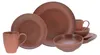 A set of earthenware dishes, including plates, bowls, and mugs, are arranged on a white background. Produktbild-Vorschau