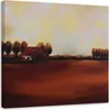 Leinwandbild blick auf ein feld auf dem lande 40x40 cm Produktbild-Vorschau 1