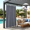 1 Stück Outdoor Vorhang Blickdicht Klettverschluss Produktbild-Vorschau 1