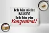 Holzschild Spruch 18x12cm bin nicht klein bin Konzentrat Produktbild-Vorschau 3
