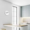Glasuhr Wanduhr Küchenuhr Echt-Glas 30fi cm Abstrakter Produktbild-Vorschau 5