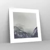 Poster - Poster ohne Rahmen - Berge Wald Nebel - 30x30 cm - Produktbild-Vorschau 7