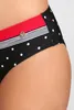 LASCANA Bikini-Hose Monroe schwarz-rot Größe 42 Produktbild-Vorschau 5
