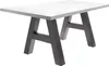Esszimmertisch Elia 4 180 x 90 x 75 Esstisch Graphit/Weiß Produktbild-Vorschau 1