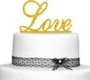 Oblique Unique Hochzeitstorten Topper Love Kuchendeckel Produktbild-Vorschau 3