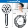 8-Loch Massage Duschkopf Set, Massierende Kopfbrause mit Produktbild-Vorschau 7