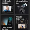 Bezdrôtový inteligentný videozvonček Zimilo s 4,3-palcovým Náhľad obrázku produktu 5