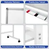 COSTWAY Lavagna mobile, 120 x 60 cm, lavagna magnetica Anteprima dell’immagine prodotto 7