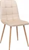 Fauteuil rembourré beige VELVET 2, velours. Fauteuil de Voir les images du produit 2