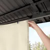 TOOLPORT Tonnelle de Jardin 3x3,65 m avec Toit en Acier - Voir les images du produit 9