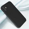 A black iPhone case with a MagSafe ring is shown on a light gray and white background. Produktbild-Vorschau