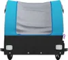 vidaXL Fahrradanhänger Schwarz und Blau 45 kg Eisen Produktbild-Vorschau 6