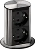 BACHMANN ELEVATOR 2x Schutzkontakt, silberfarben Produktbild-Vorschau 9
