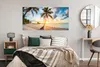 MuchoWow® Poster Sonnenuntergang - Strand - Palme 160x80 cm Produktbild-Vorschau 4