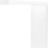 A close-up view of a white furniture leg, likely a table or cabinet leg, against a plain white background. Produktbild-Vorschau