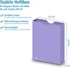 itenga Heftbox DIN A4 Hochformat aus PP Kunststoff FLIEDER Produktbild-Vorschau 2