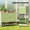 Outsunny Pflanztisch mit Unterschrank aus Holz Produktbild-Vorschau 7