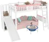 OKWISH Lit Mezzanine 90x200 cm - Lit Enfant avec Étagère et Voir les images du produit 8