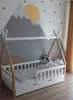 Alije Kieferholz  Tipi-Bett, 80X160 cm, mit Rausfallschutz, Produktbild-Vorschau 4