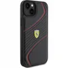 Ferrari Twist Metal Logo - iPhone 15 Plus Hülle (Schwarz) Produktbild-Vorschau 4