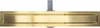 A linear shower drain with a brushed gold finish. Produktbild-Vorschau