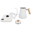 A white electric gooseneck kettle and its base are displayed on a white background. Náhľad obrázku produktu