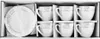 Weissberg Kaffeetassen-Set 12-teilig mit Marmor Optik - 175 Produktbild-Vorschau 4