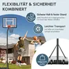 Basketballkorb Outdoor mit Ständer, 255–305cm Produktbild-Vorschau 5