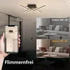 ZMH Lampa sufitowa LED Ściemnialna z pilotem Czarny Podgląd zdjęcia produktu 6