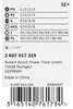 Bosch 2607017319 Bosch Schrauberbit-Satz 32teilig Voir les images du produit 24