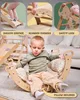 5-in-1 Klettergerüst Indoor aus Holz mit Rutsche – Produktbild-Vorschau 5